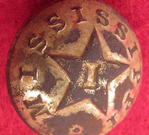 Mississippi Infantry Cuff Button